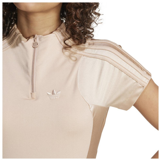 Adidas Γυναικεία κοντομάνικη μπλούζα Zip-Up Cropped Top